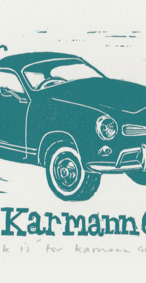 K is for Karmann Ghia by Caroline Nuttall-Smith