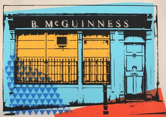Irish shop fronts - B.MC GUINNESS