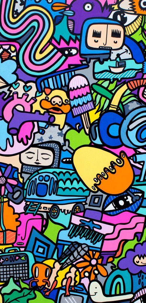 Planets, Peeps & Pugs by Kev Munday