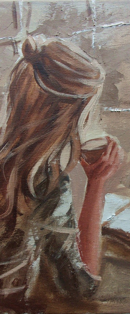 " APRIL COFFEE " by Monika Luniak