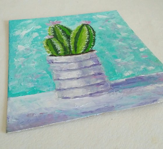 Still life with cactus № 1