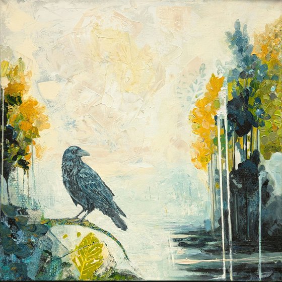 Mysterious crow