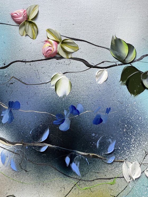 Floral Whirl I