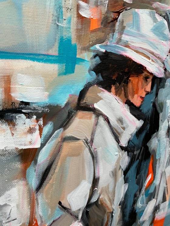 Urban Blue and Grey Walk.