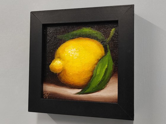 Little lemon still life