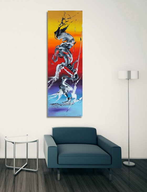 Spirits Rising II (Spirits Of Skies 075032) (50 x 150 cm) XXL vertical (20 x 60 inches)