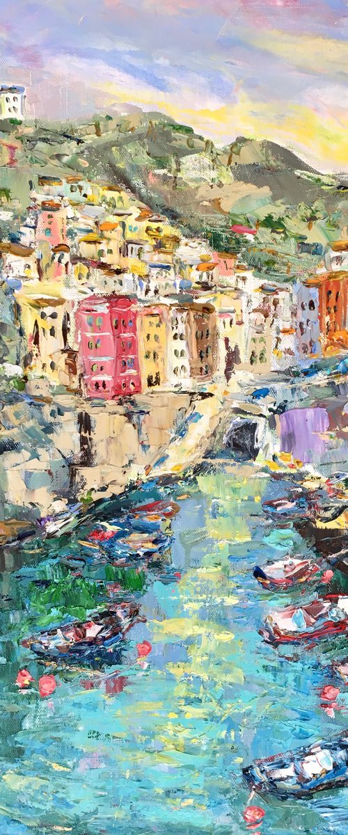 Day in Riomaggiore by Vilma Gataveckienė