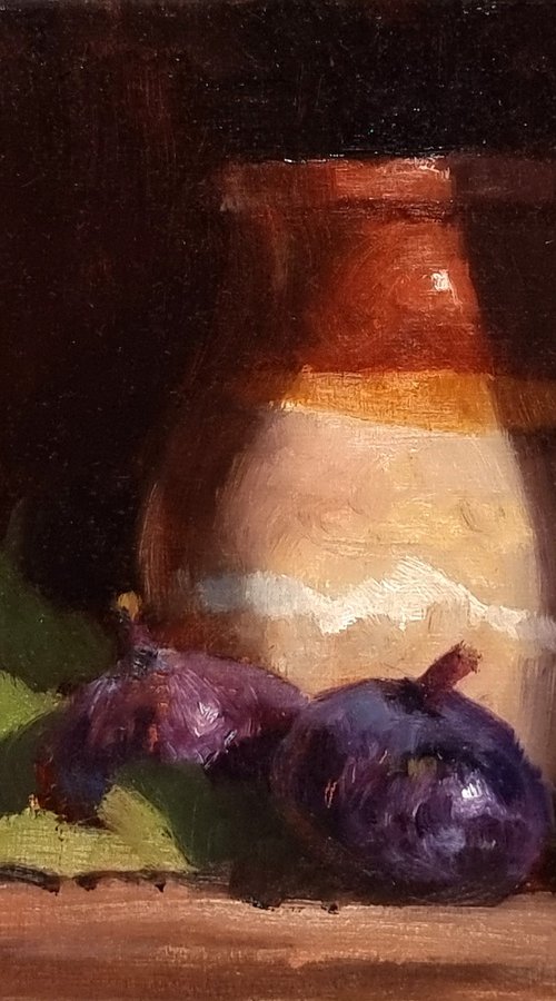 Figs and a Pitcher by Pascal Giroud