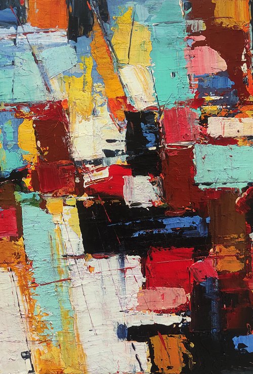 Abstract Painting #6 by Movses Petrosyan