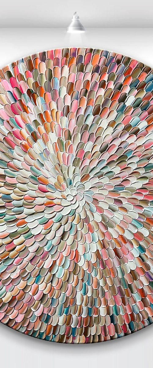 'Cotton candy II' - 36x36” by Tatiana Georgieva