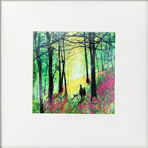 Seasons -  Late Spring walking through Foxgloves by Teresa Tanner