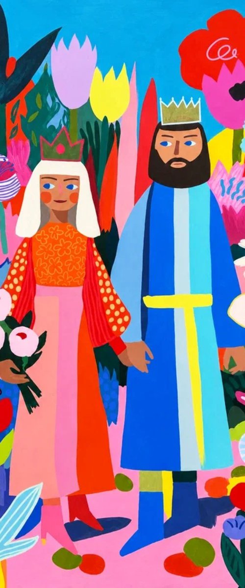 Portrait Petr and Fevronia by Sasha Robinson