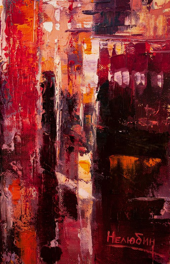 "City of Dreams" cityscape, abstraction