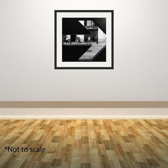 Walk This Way, 19x19 Inches, C-Type, Framed