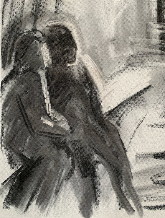 Spring. Two by the Window