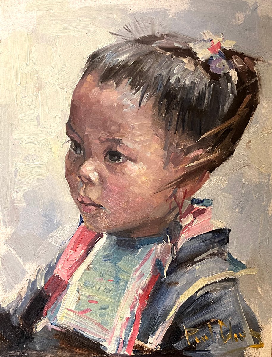 Chinese Girl Portrait by Paul Cheng