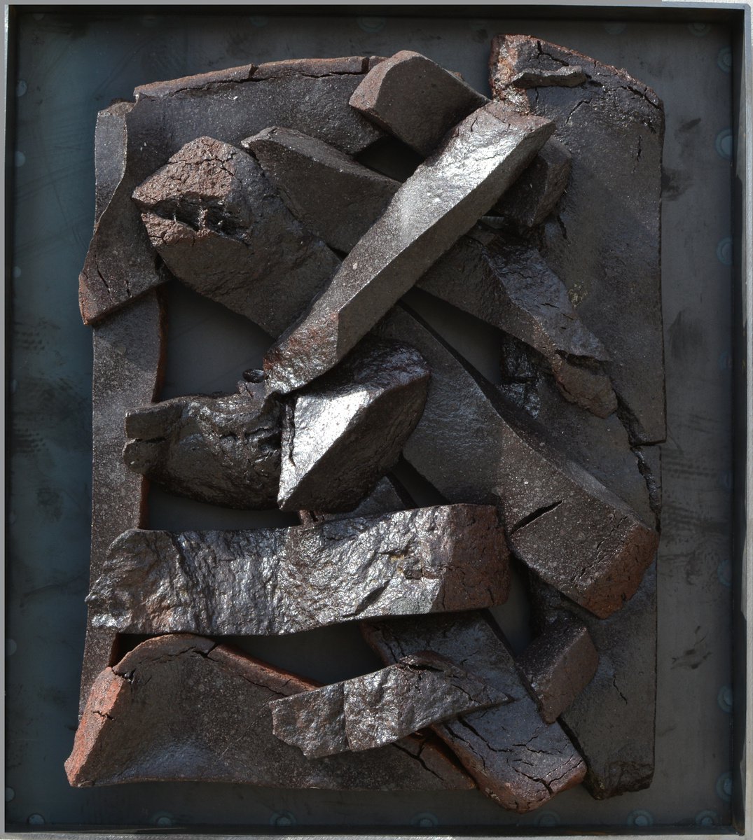 Expressive Landscape Relief By Ognyan Chitakov, 15 X 17", "Fall Sounds", Original Artwork