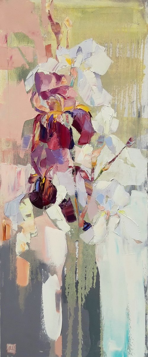 Bouquet of irises by Lesya Ros