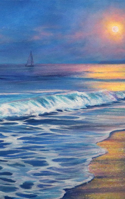 Moonlight Sailing by Stella Dunkley