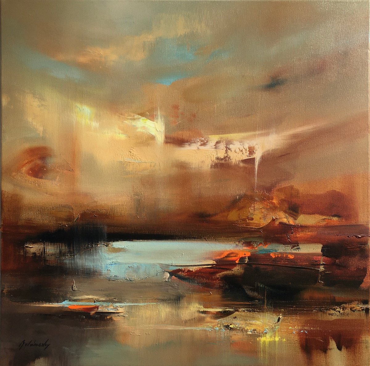 Find Your Space By Beata Belanszky Demko, 24 X 24, Artwork For Sale On Artfinder