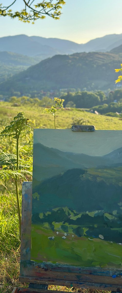 Halfway up to Wansfell Pike by Alex James Long
