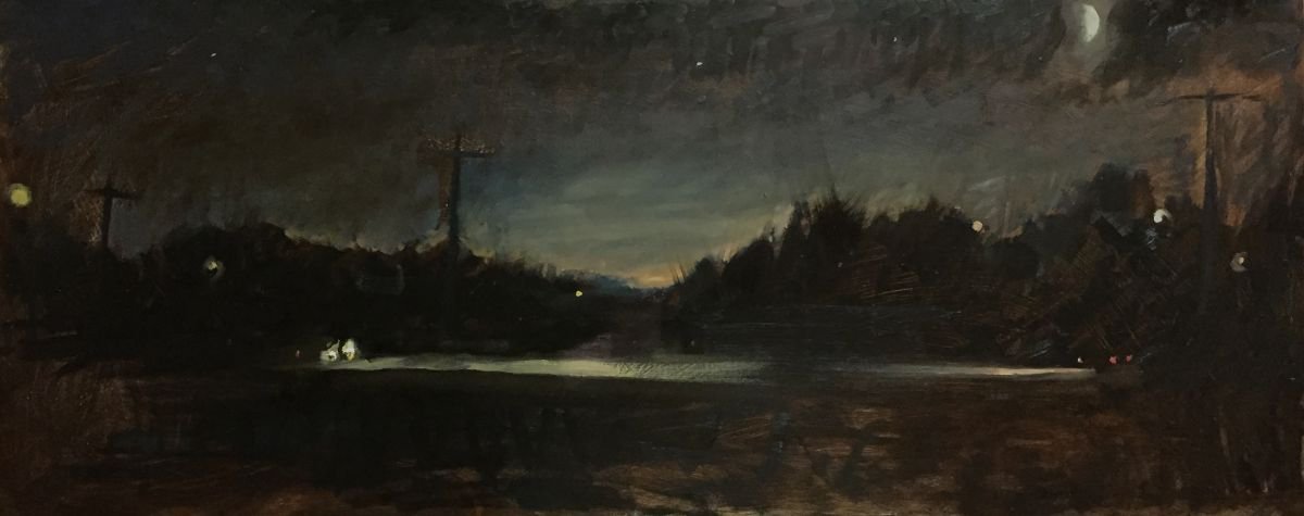 Texas Summer Night | Plein Air by Zeke Garcia