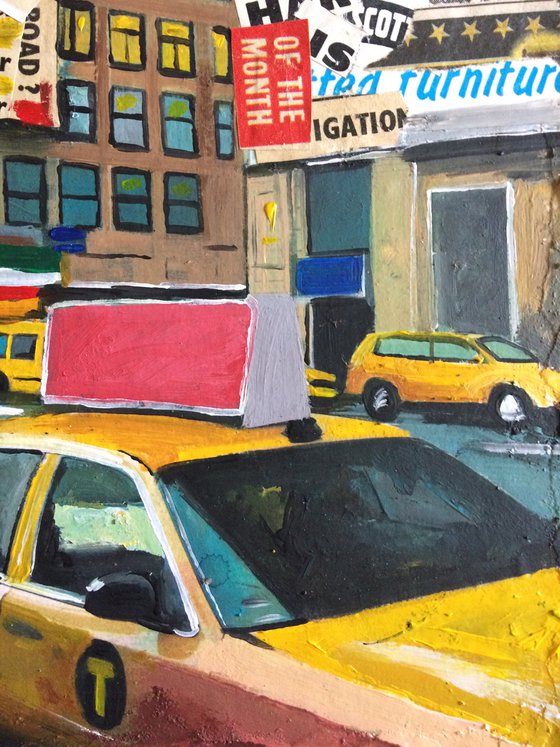 New York, Taxis and Billboards