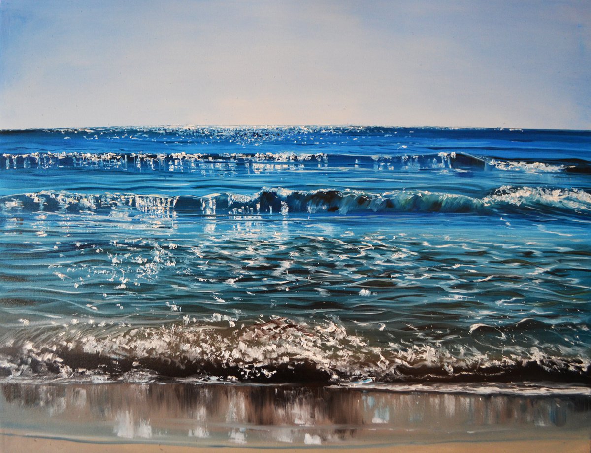Photorealistic Oil Painting , Crystal Energy By Valeriia Radziievska, 35 X 28, Artwork For Sale On Artfinder