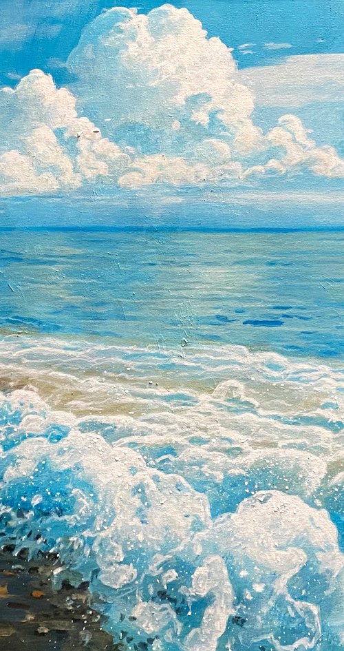 Sunshine Blue Ocean by Paul Cheng