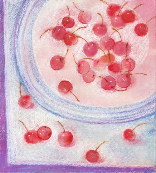Sweet cherries by Mia