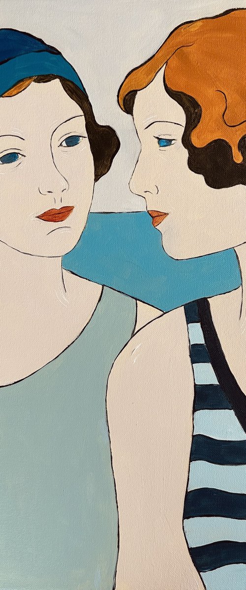 Seaside Conversation by Irina Anis