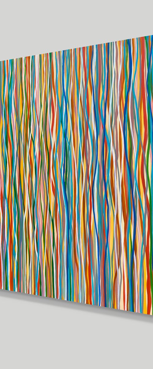 Funk and Move - 198 x 102cm acrylic on canvas by George Hall