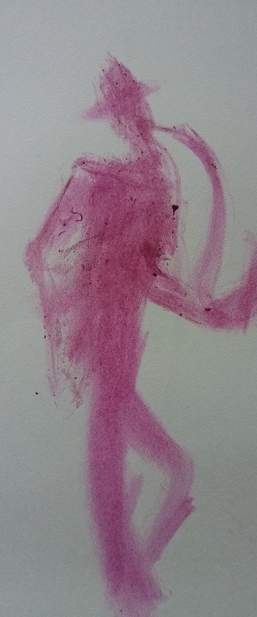 Music time/ kitchen sketch 1 by Oxana Raduga