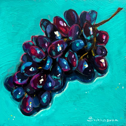 Still Life with Grapes by Victoria Sukhasyan
