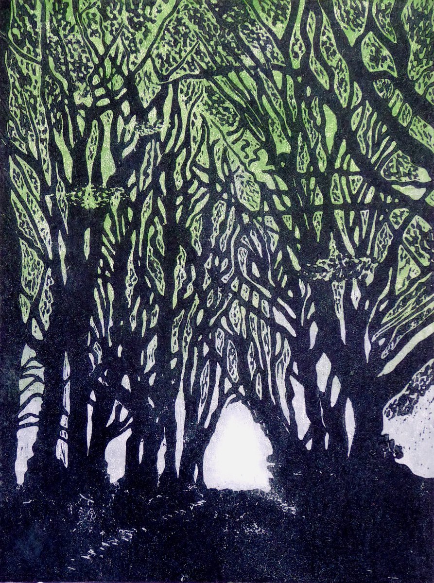 Dartmoor Lane 5/15 Unframed by Gilly Cotter