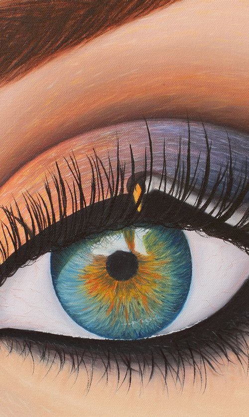 Woman Eye by Goutami Mishra