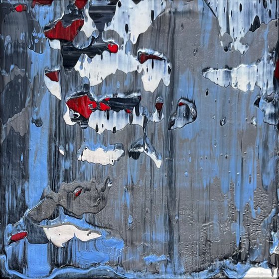 Dance of blue shadows