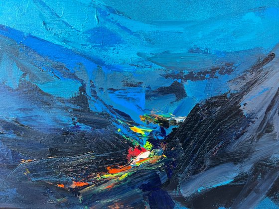 Night fly.120x120 acr.mix.canv.2024