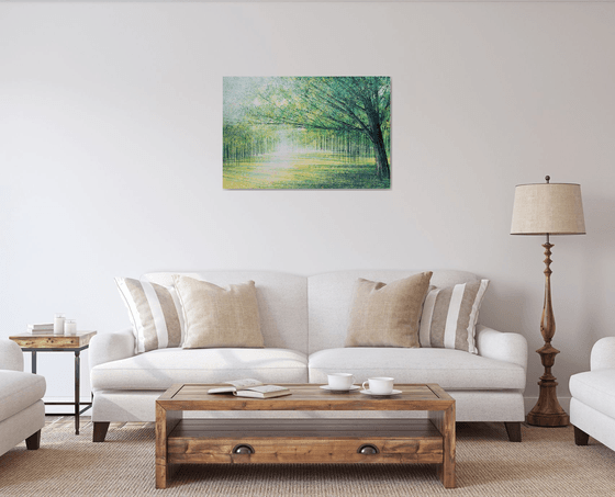 Trees In Bright Sunlight