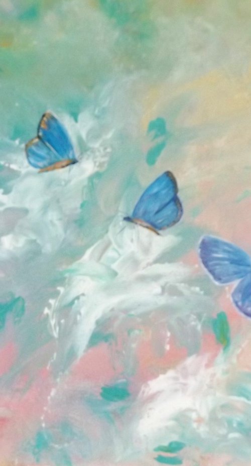 Fluttering Blues by James Lancaster