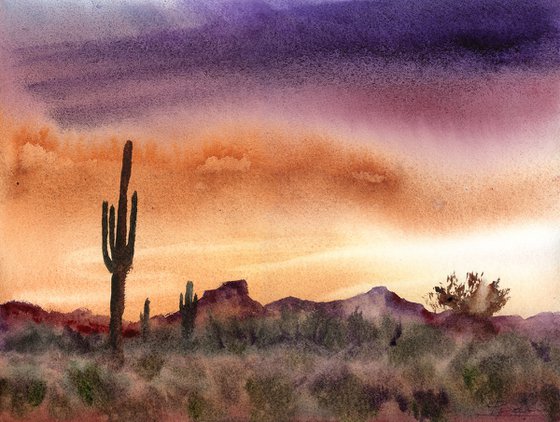 Desert Sunset Glow