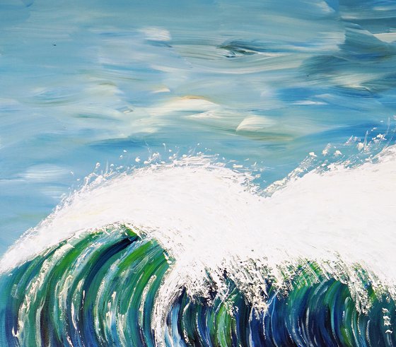 Seascape Breaking Waves D 7