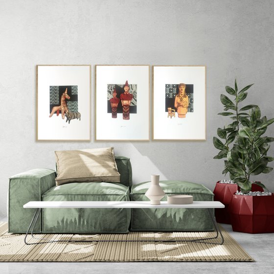 Archaic Period Figurine; Offering