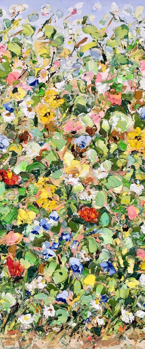 Flowers meadow by Vilma Gataveckienė