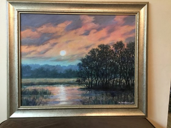 STORMY MARSH MORNING
