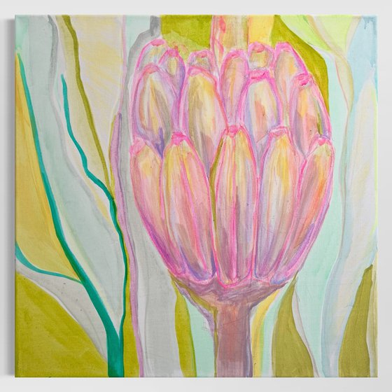 Purple and Green Bananas Study