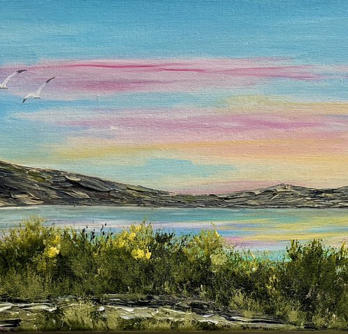 Morning View of Lulworth Cove by Marja Brown