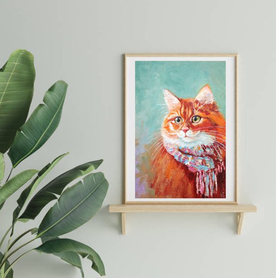 Ginger Cat Portrait