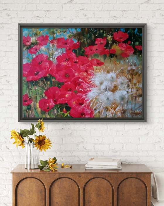 Poppies in the Field