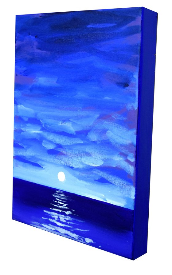 Blue Sky Haze seascape painting
